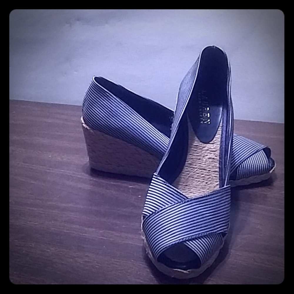 Ralph Lauren Open-Toe Platform Shoes